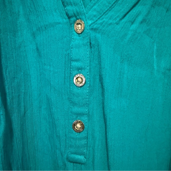 Lilly Pulitzer Teal Long Sleeve Blouse – Size Small - Picture 3 of 4